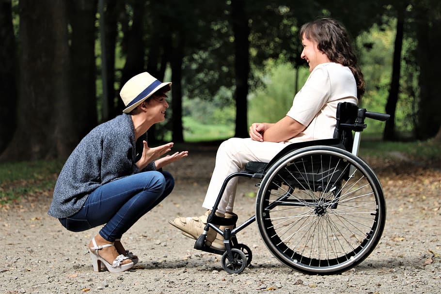 Person with disability managing NDIS plan independently